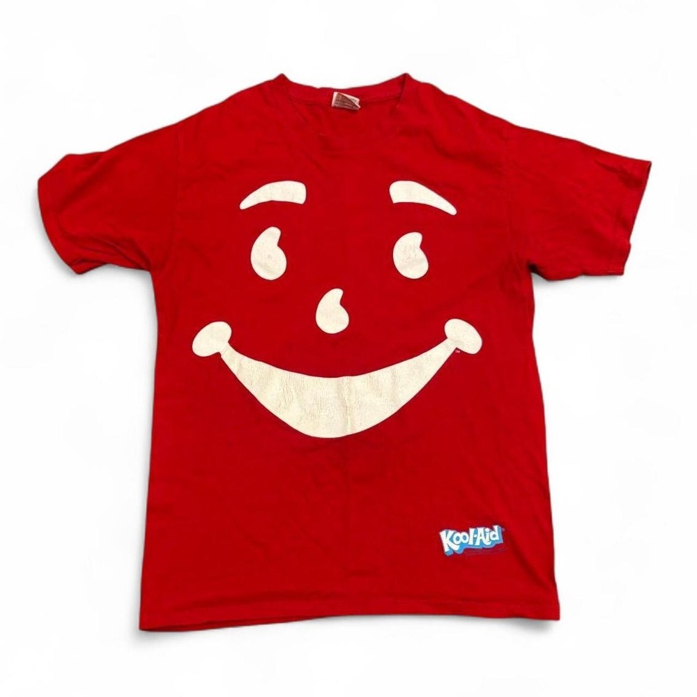 Kool Aid Man Yazbek Vintage Y2K Graphic Tee Red Mens Size M